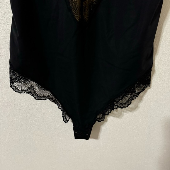 Pinsy Sculpting Lace Shapewear Bodysuit Black Lace Compression NWT-3X Long - Picture 6 of 15